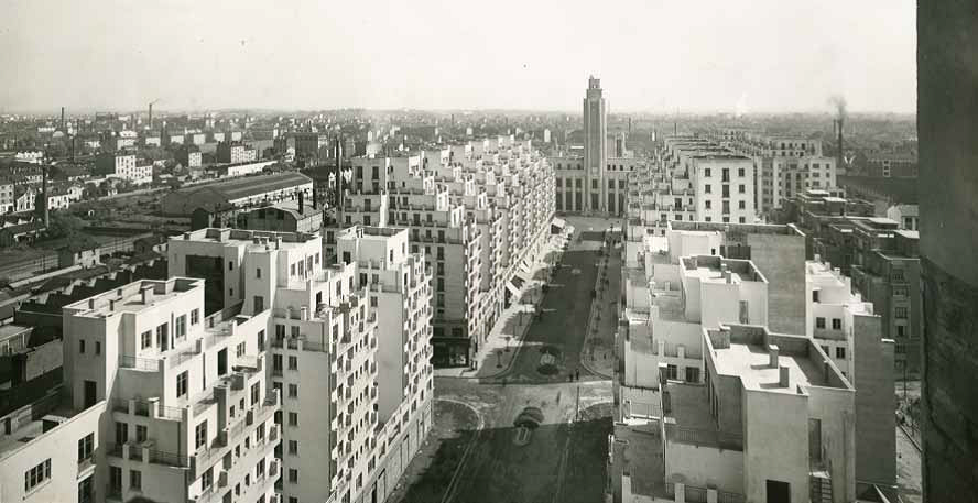 Vue des Gratte-ciel, 1934, photographie © Bibliothèque municipale de Lyon, fonds Sylvestre