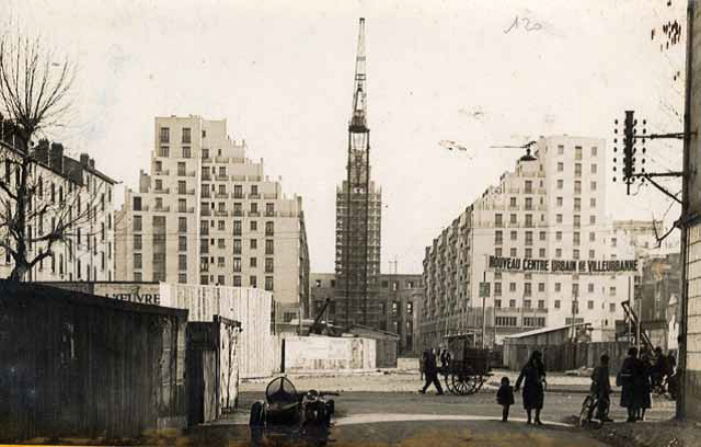Nouveau centre urbain en construction, 1932-1933, photographie © Collection particulière